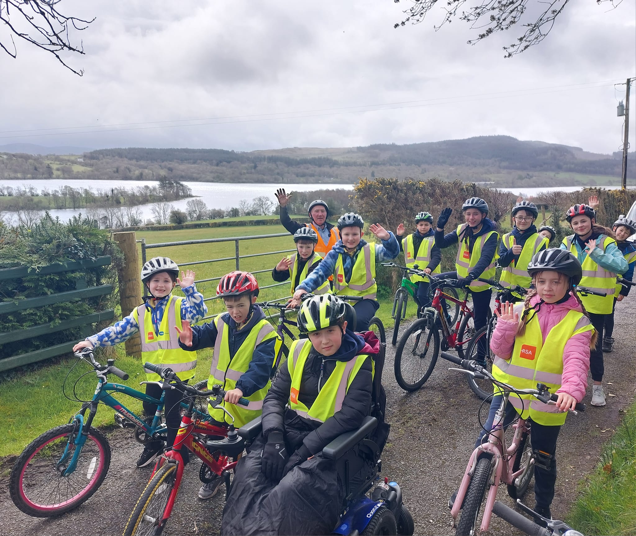 CycleRight group on their bikes